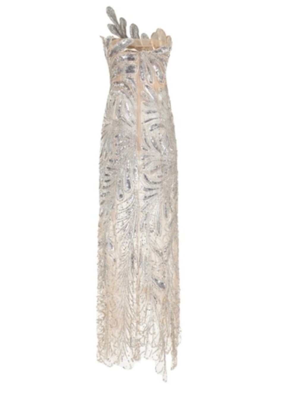 Oscar De La Renta Crystal-Embroidered Tulle Gown - Picture 6 of 11